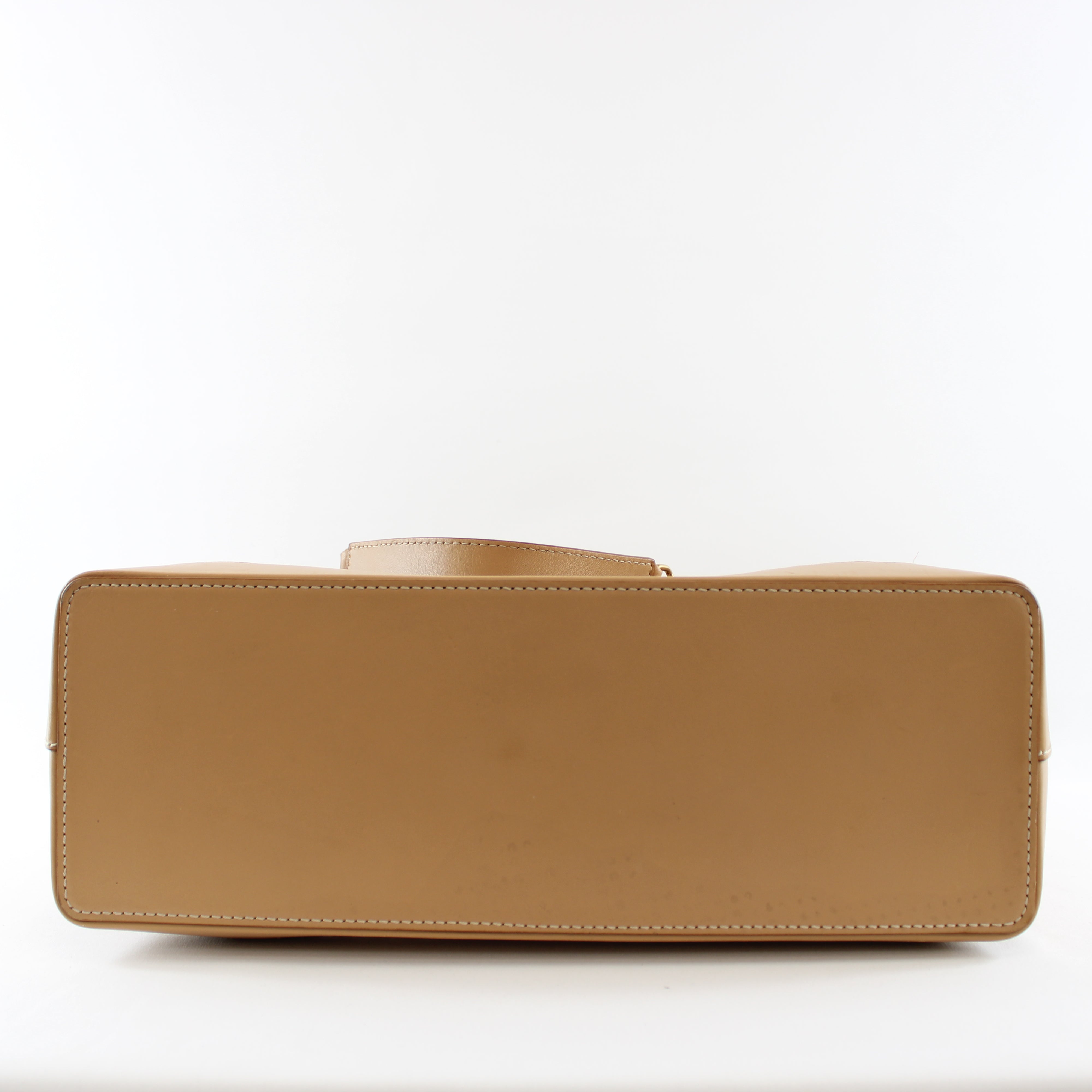 Saint Laurent Leather-Trim Rattan Tote/Shopper Bag
