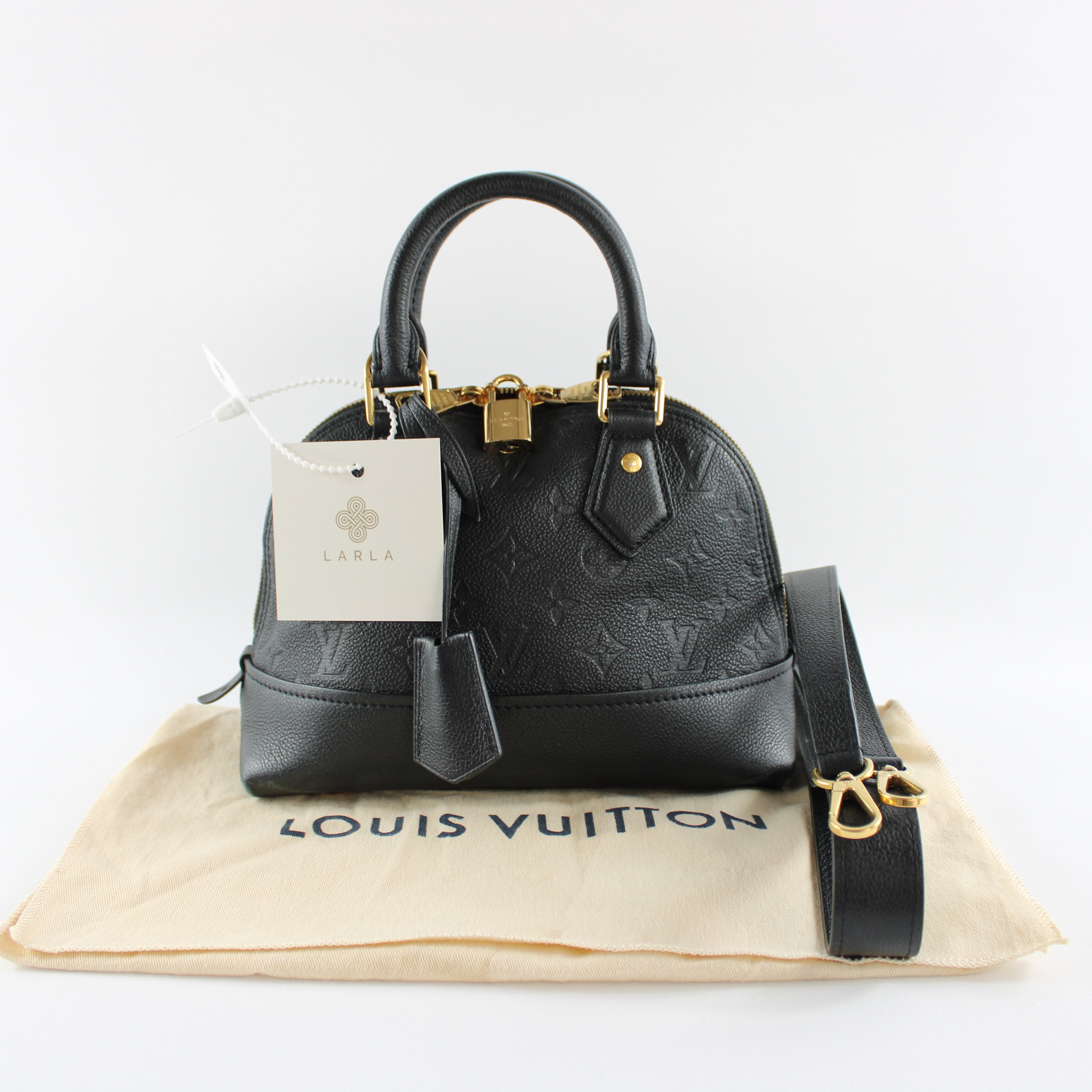 Louis Vuitton Black Néo Alma BB Bag