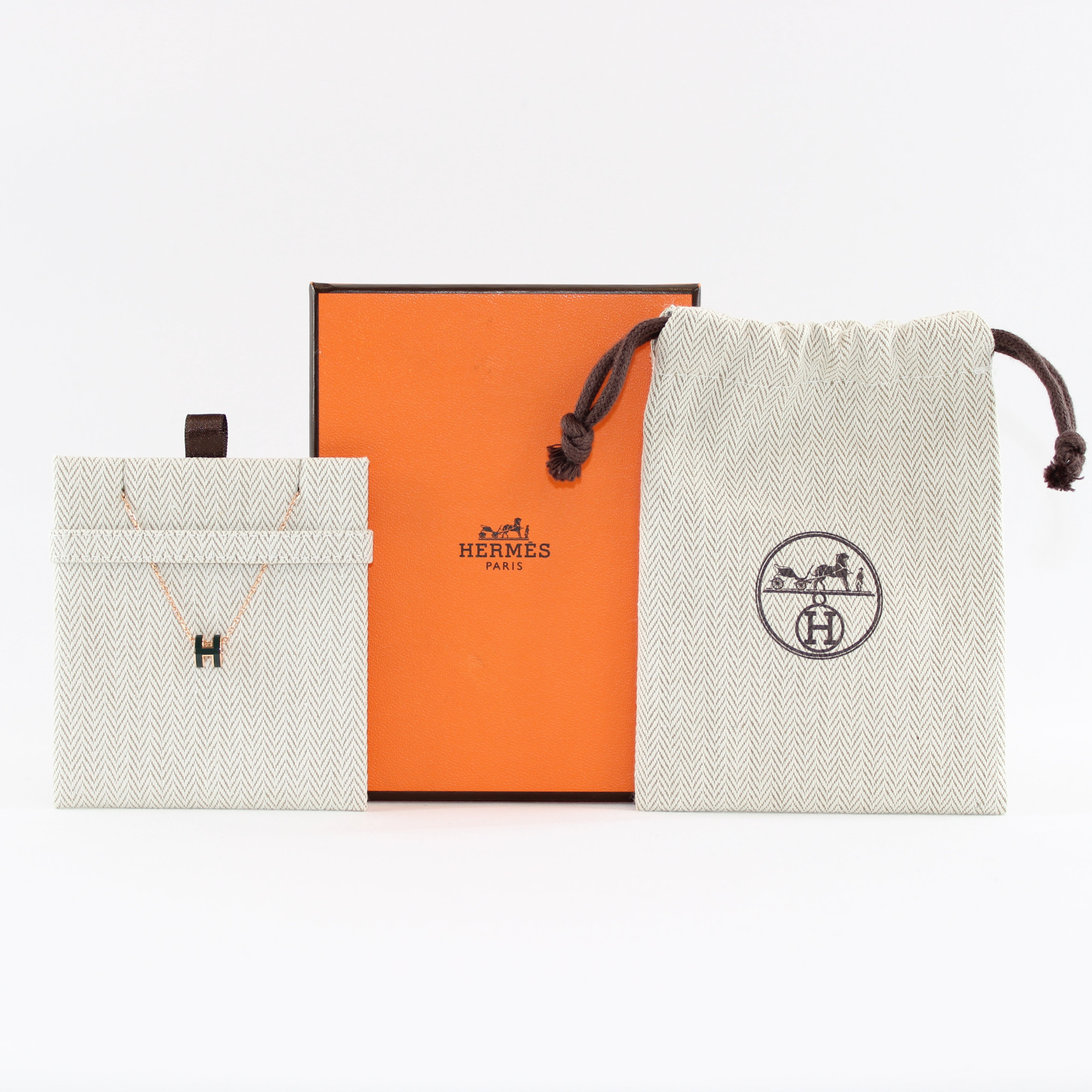 Hermes Mini Pop H Pendant Necklace