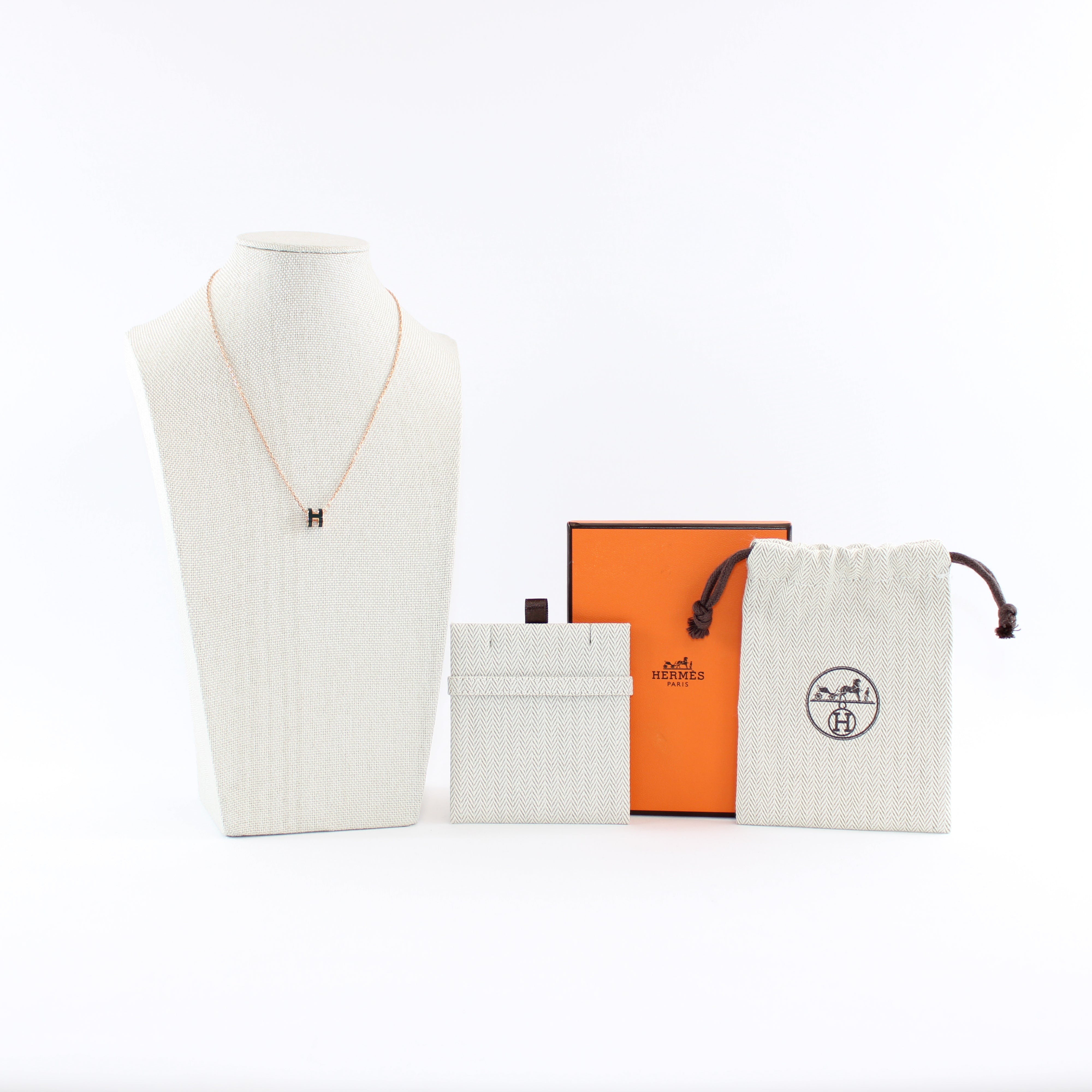 Hermes Mini Pop H Pendant Necklace